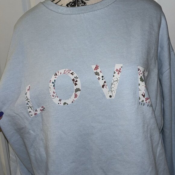 Ted Baker Blue Long Sleeve Sweater Love - Picture 3 of 10